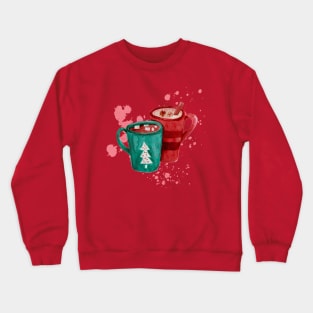 A Heartwarming Christmas Wish Over a Cup of Coffee Crewneck Sweatshirt